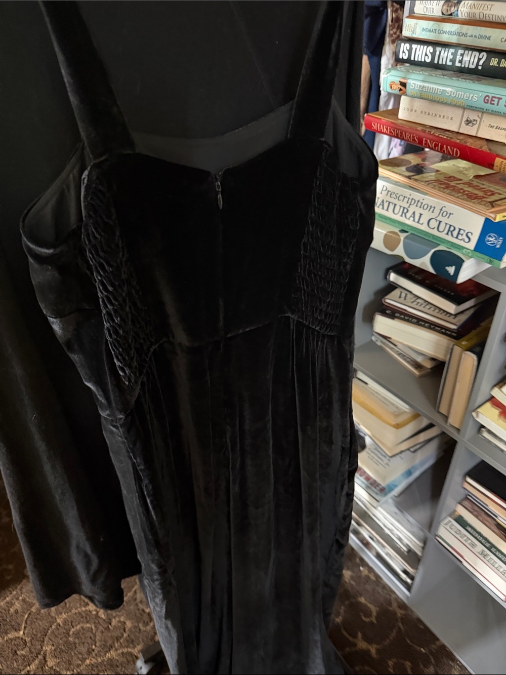 Black Velvet Women's SleevelessJumpsuit - Picture 4 of 5